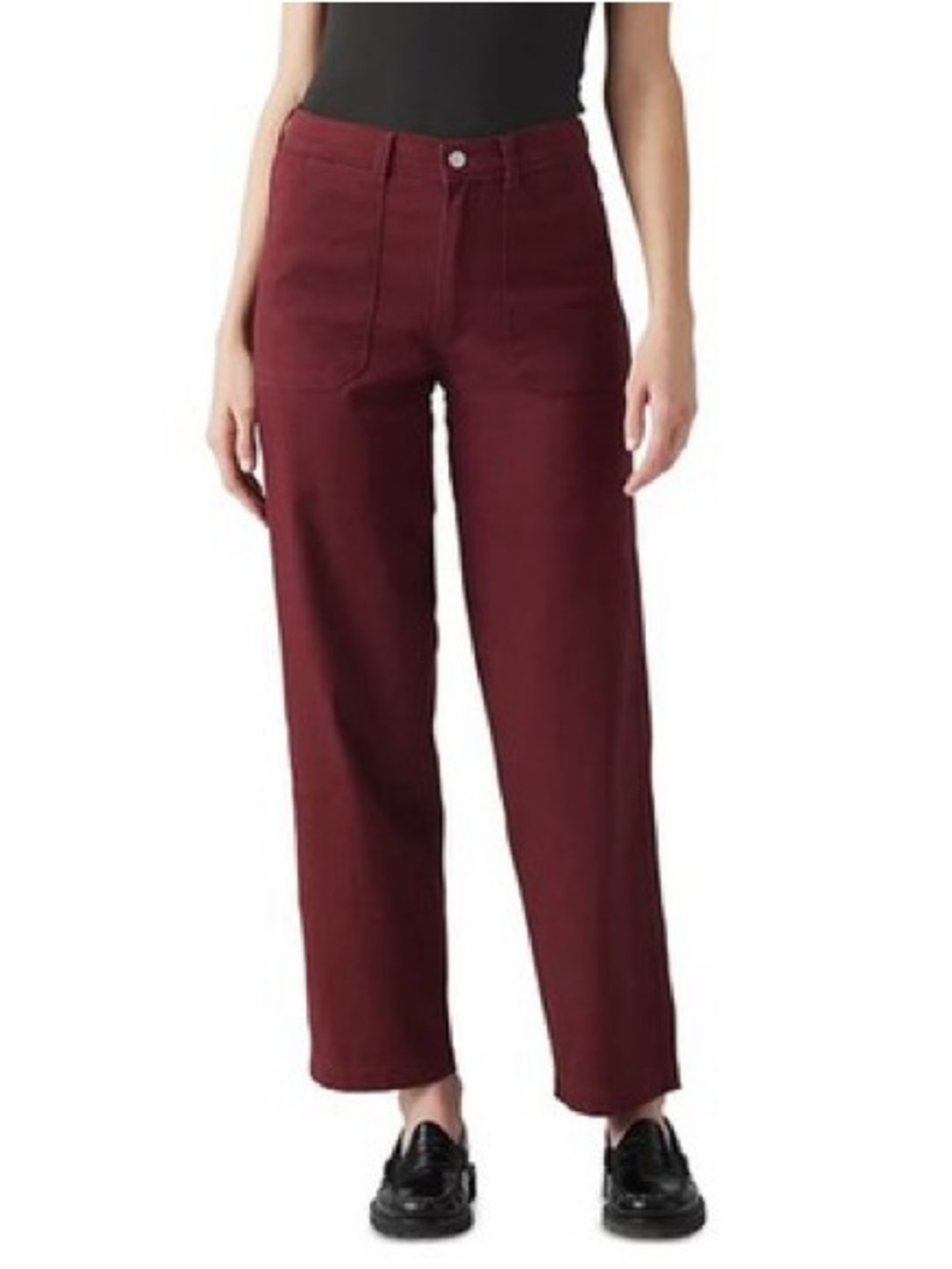 Levi's women's Utility Pants in burgundy